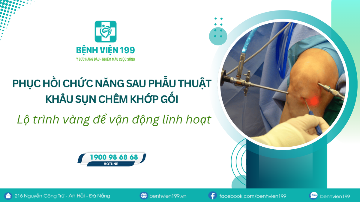 Phục hồi chức năng sau phẫu thuật khâu sụn chêm khớp gối: Lộ trình vàng để vận động linh hoạt