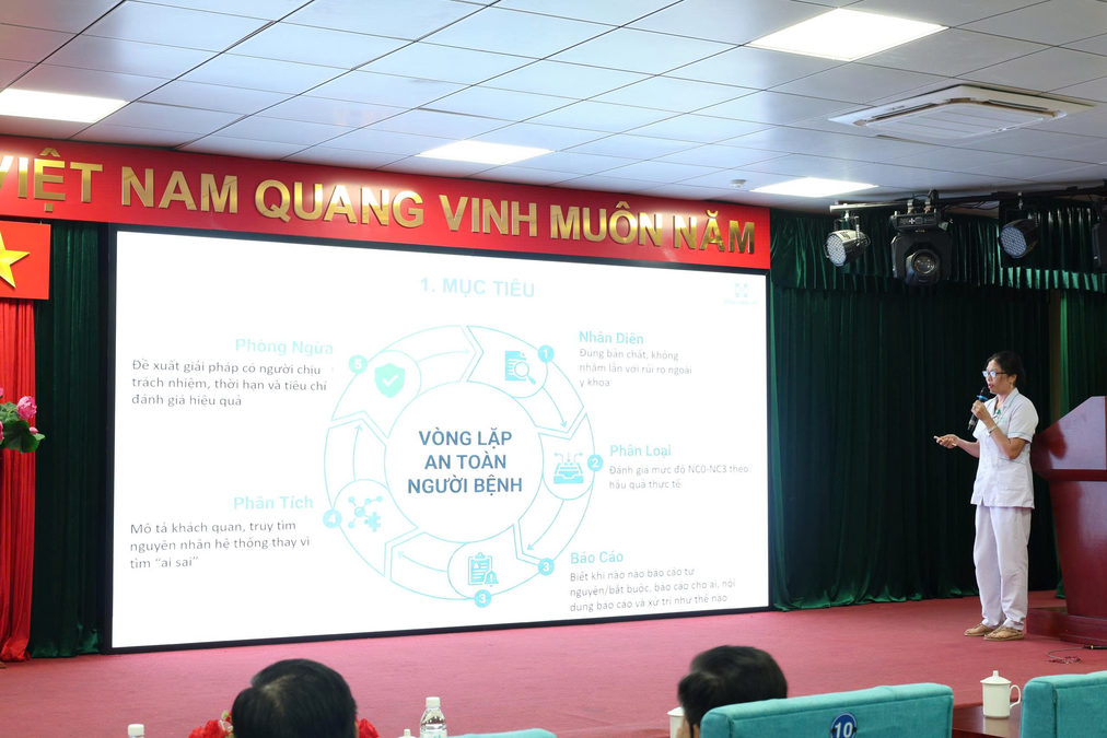 Tập huấn báo cáo sự cố y khoa - Tăng cường nhận diện rủi ro, đảm bảo an toàn người bệnh