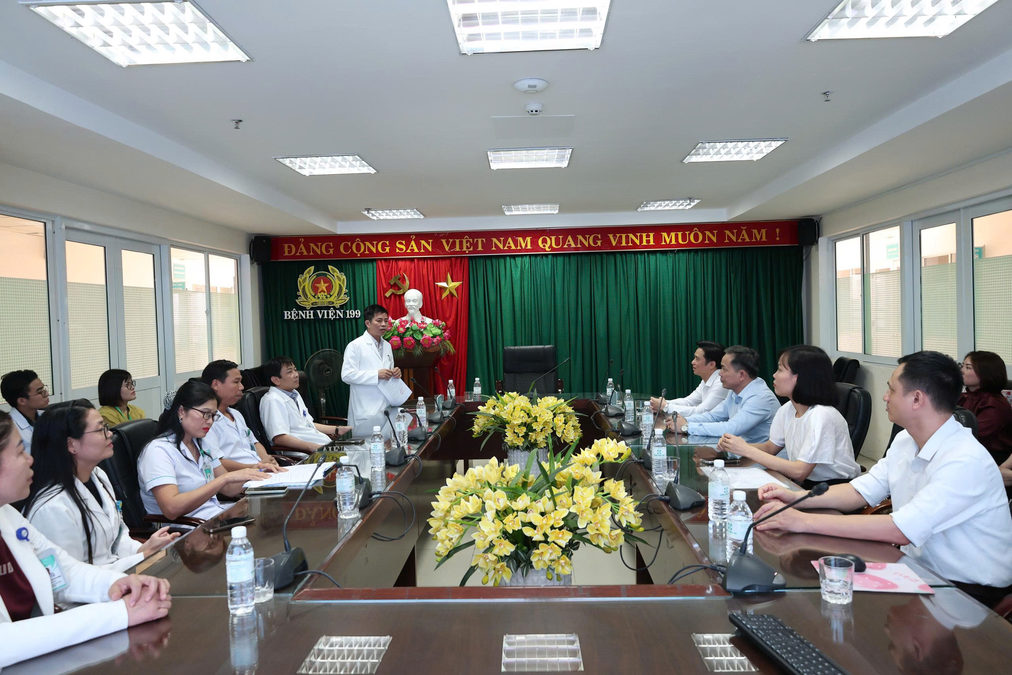 Bệnh viện 199 đón tiếp và làm việc với Đoàn công tác  Bệnh viện Lão khoa – Phục hồi chức năng tỉnh Lào Cai