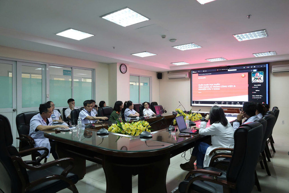 Bệnh viện 199 đẩy mạnh ứng dụng AI trong công việc và nghiên cứu y khoa
