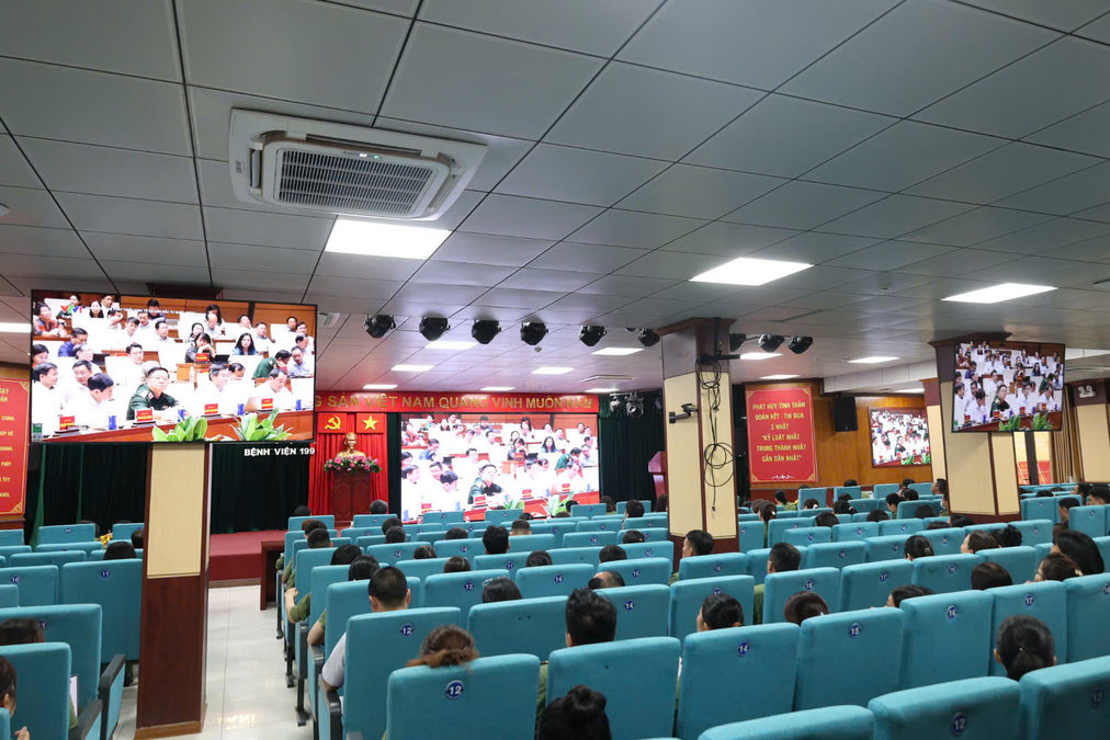 Bệnh viện 199 tổ chức học tập, quán triệt Nghị quyết số 10-NQ/TW của Bộ Chính trị về phát triển kinh tế có vốn đầu tư nước ngoài