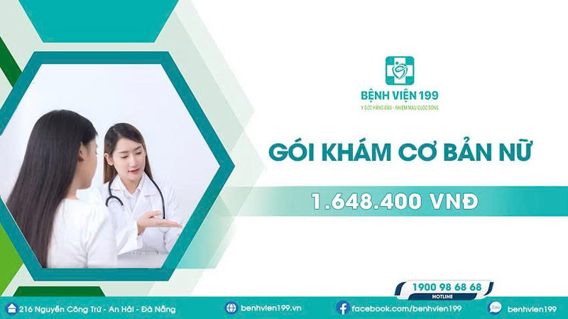 Gói khám sức khỏe tổng quát cơ bản dành cho nữ