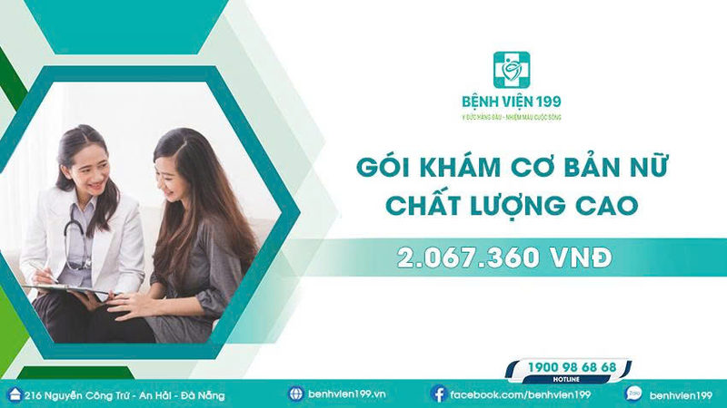 Gói khám sức khỏe tổng quát chất lượng cao cơ bản dành cho nữ