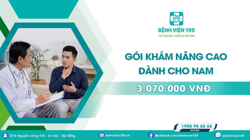 Gói khám sức khỏe tổng quát nâng cao dành cho nam