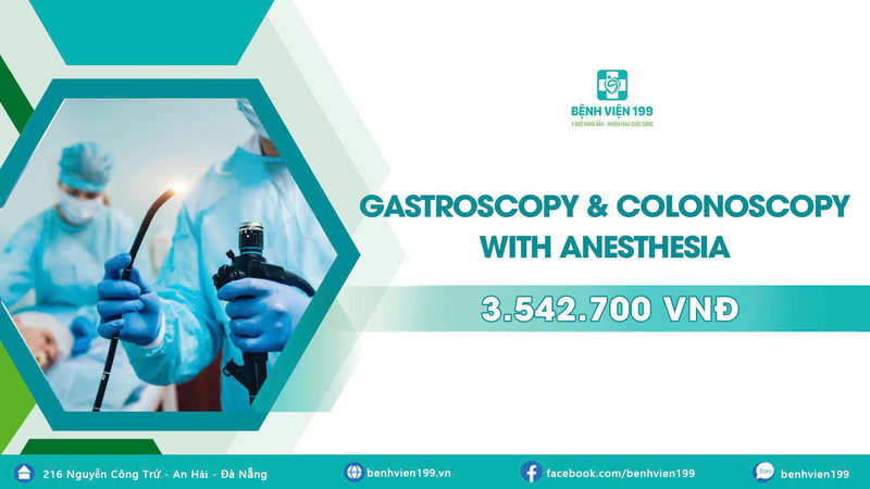 GASTROSCOPY & COLONOSCOPY WITH ANESTHESIA